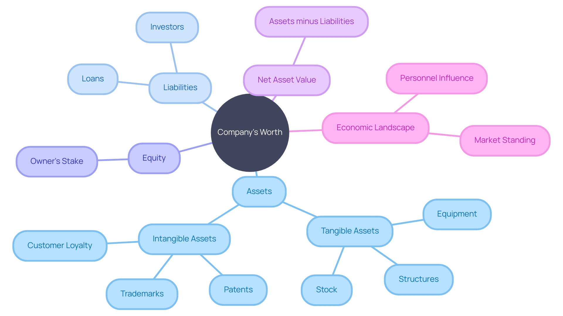 Assessing a Company's Worth based on Assets