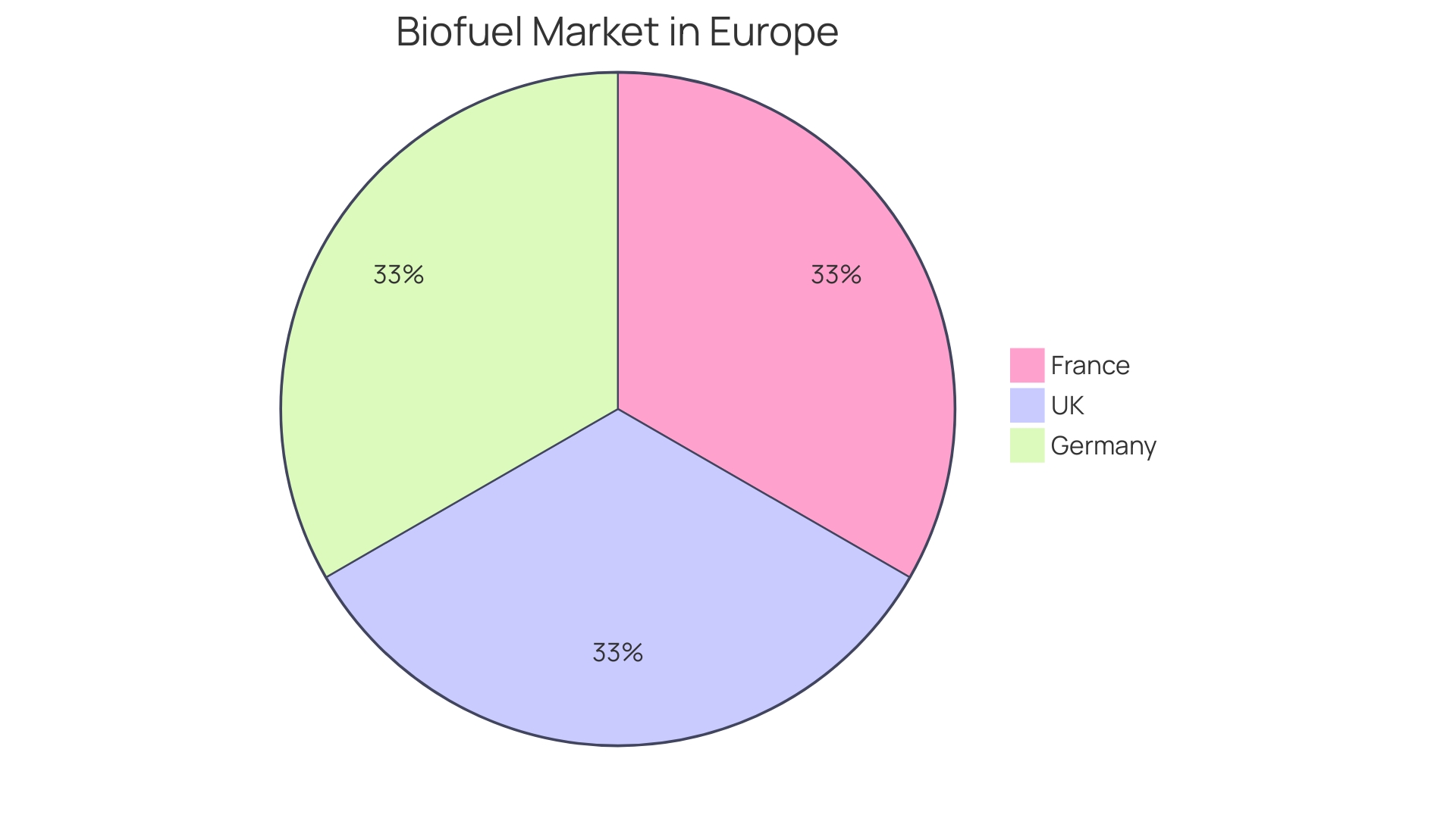 Distribution of Alternative Fuel Market in Europe