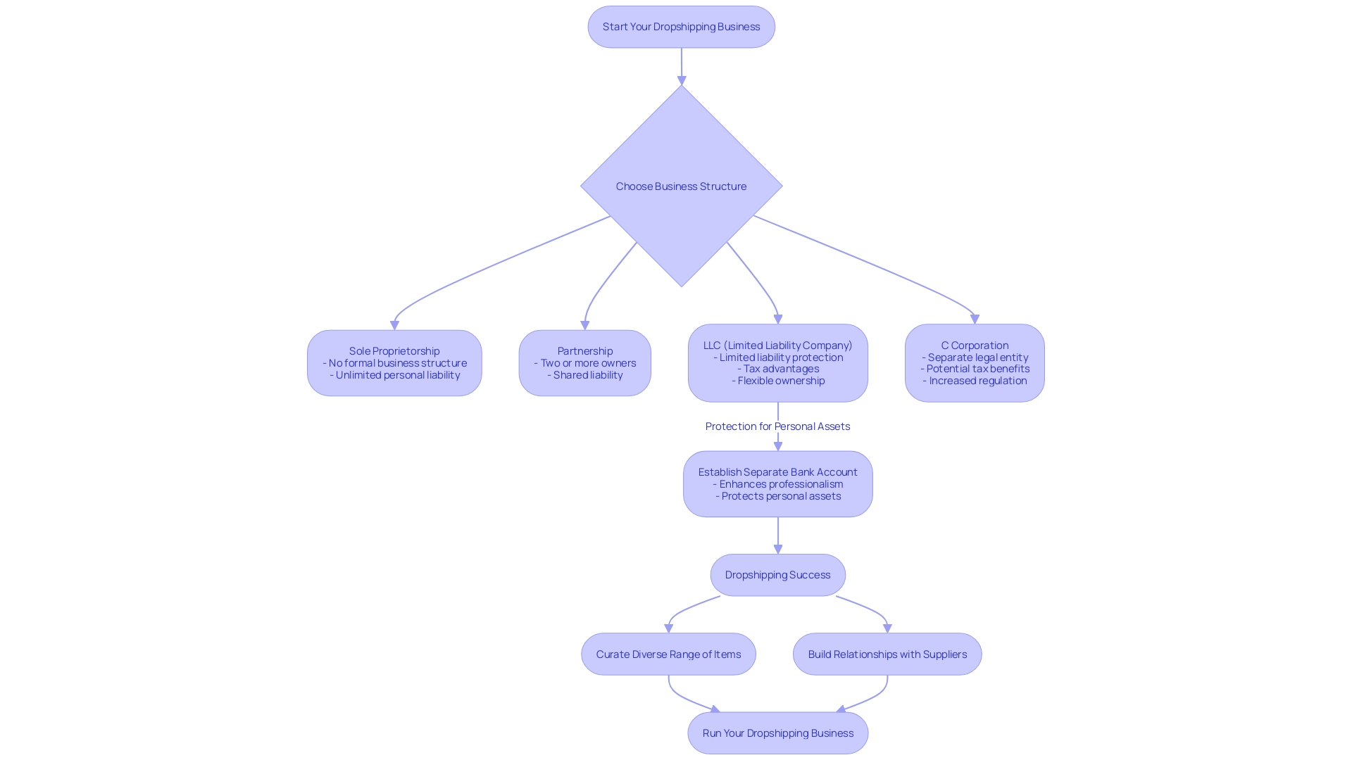 Financial and Economic Structures for Dropshipping Venture