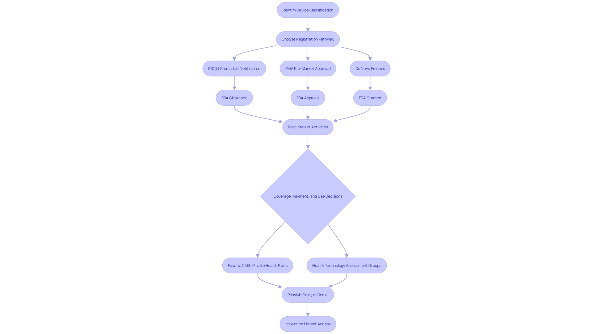 Flowchart: Alternative Pathways for Medical Device Approval