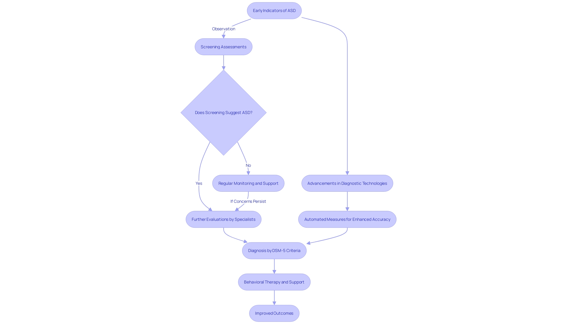 Flowchart: Autism Spectrum Disorder Diagnostic Journey