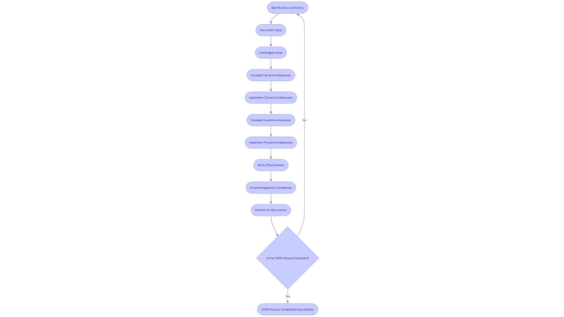 Flowchart: Corrective and Preventive Action (CAPA) Process in the Medical Device Sector