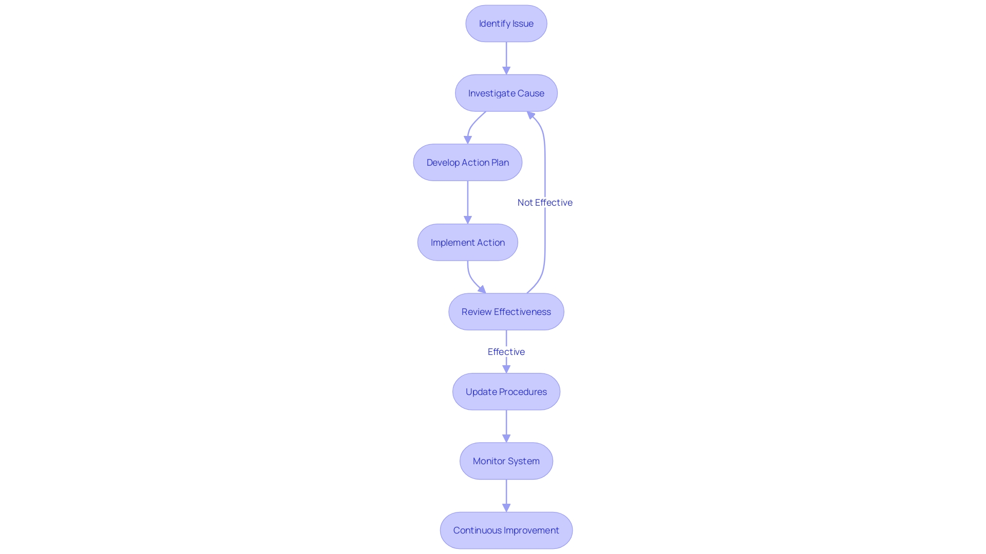 Flowchart: Corrective and Preventive Action (CAPA) System in the Medical Device Industry