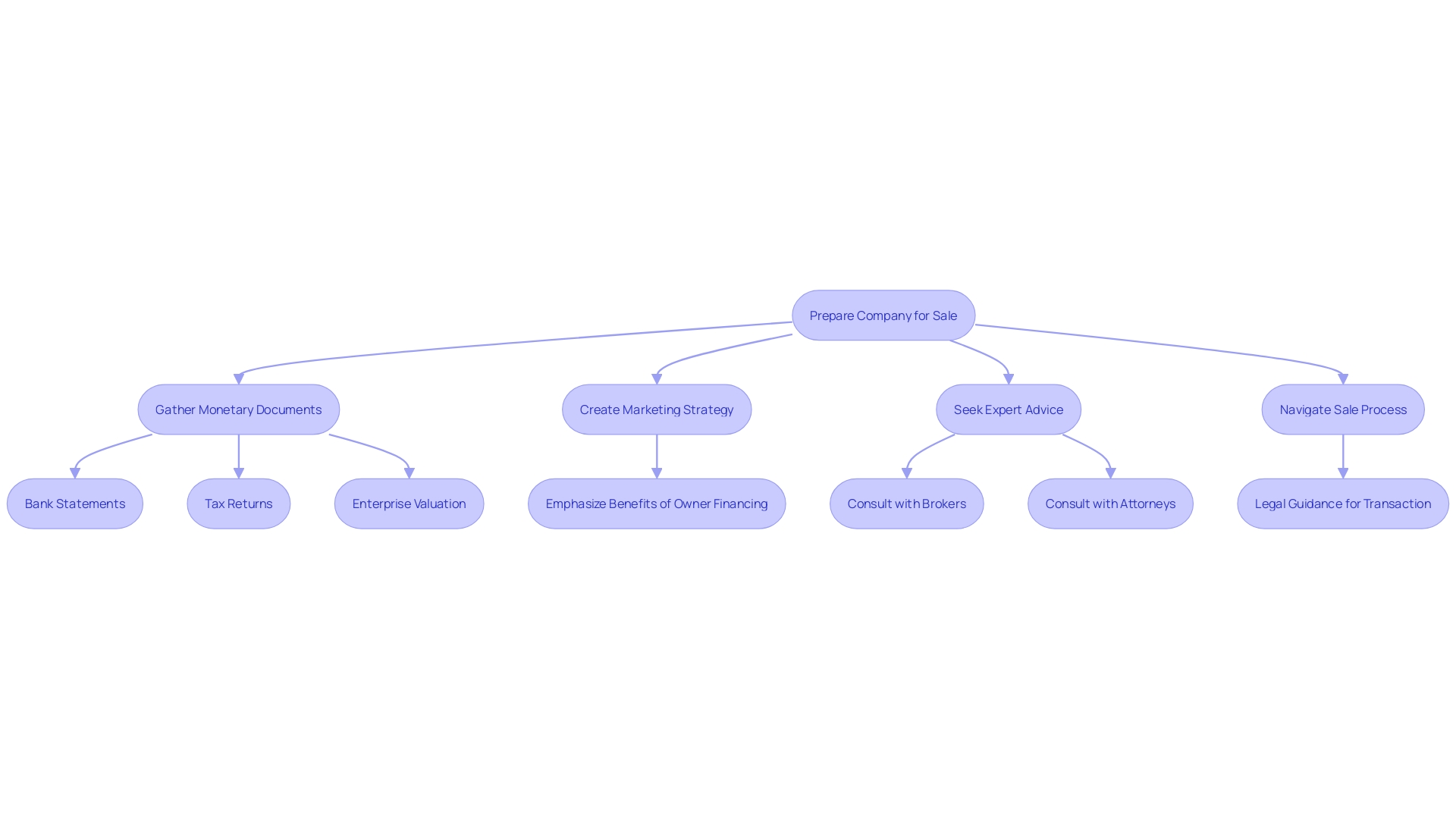 Flowchart: Getting Your Owner-Financed Company Ready for Sale