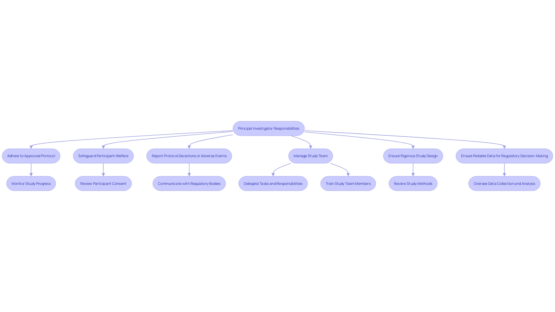 Flowchart: Investigator's Role in Clinical Research