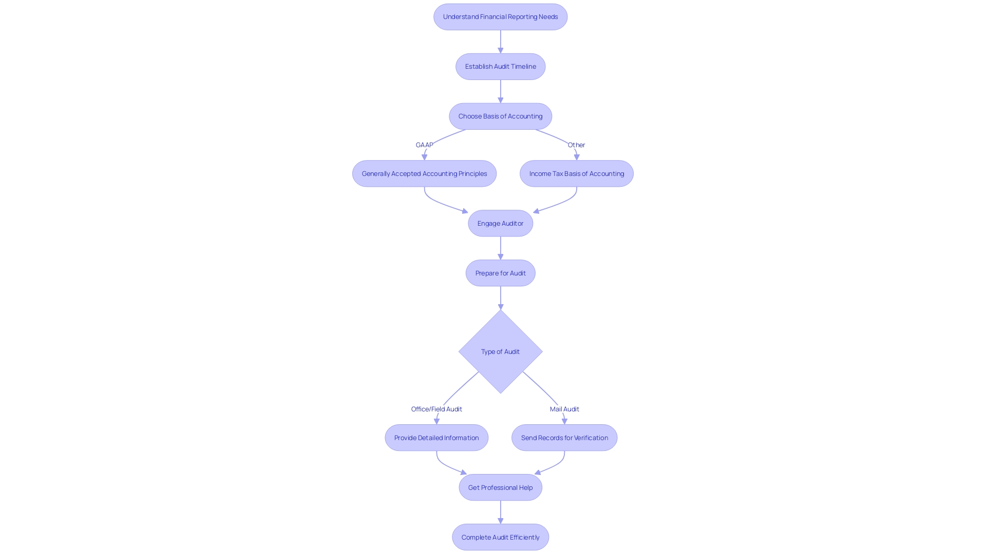 Flowchart of Auditor Responsibilities