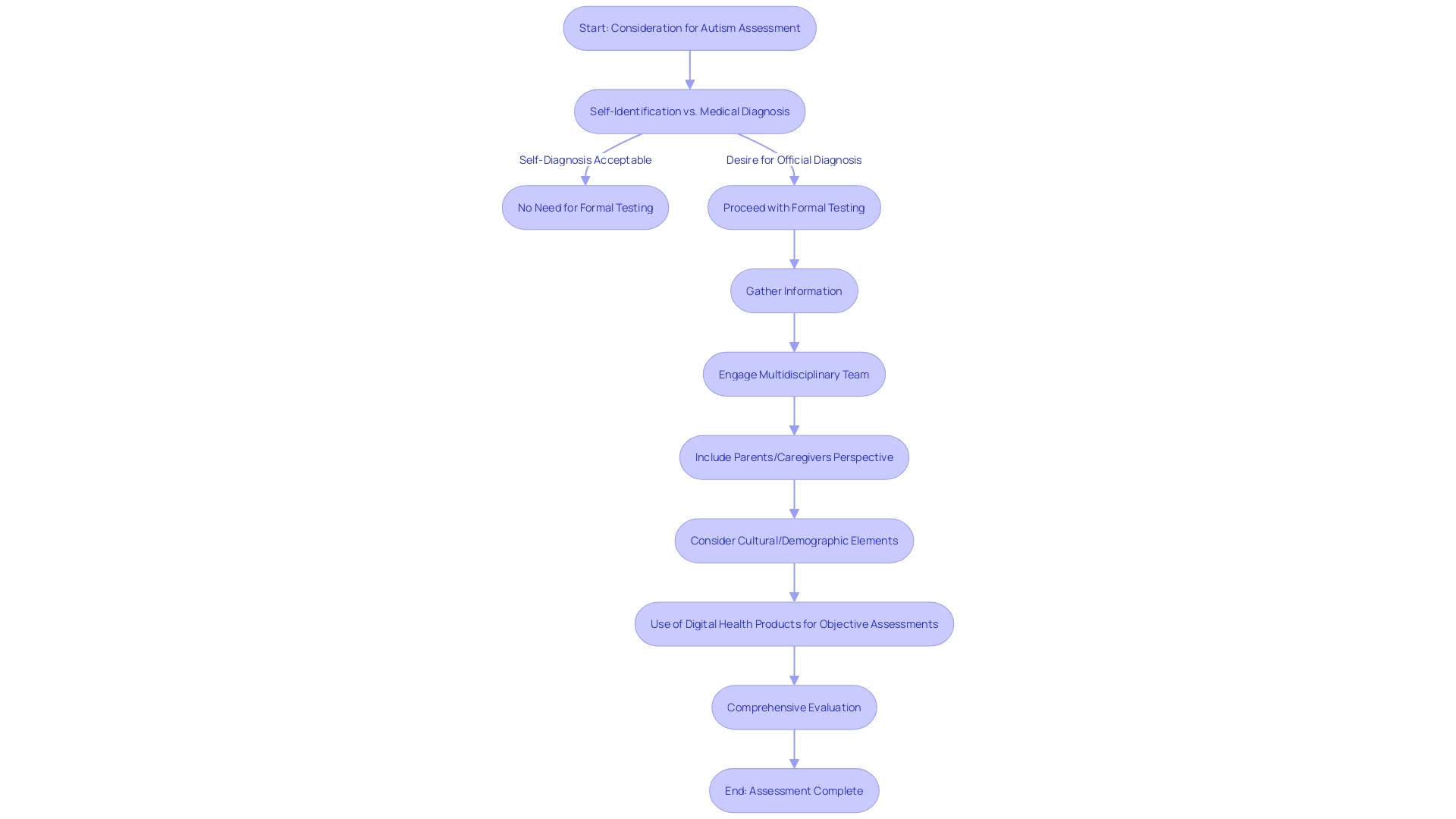 Flowchart of Autism Assessment Process