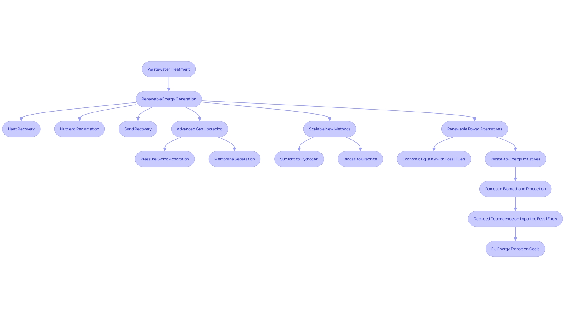 Flowchart of Denmark's Renewable Energy Advancement