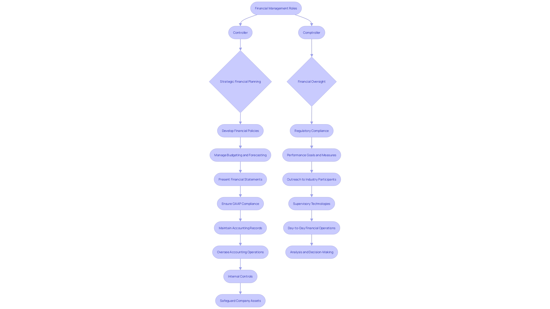 Flowchart of Financial Management Roles