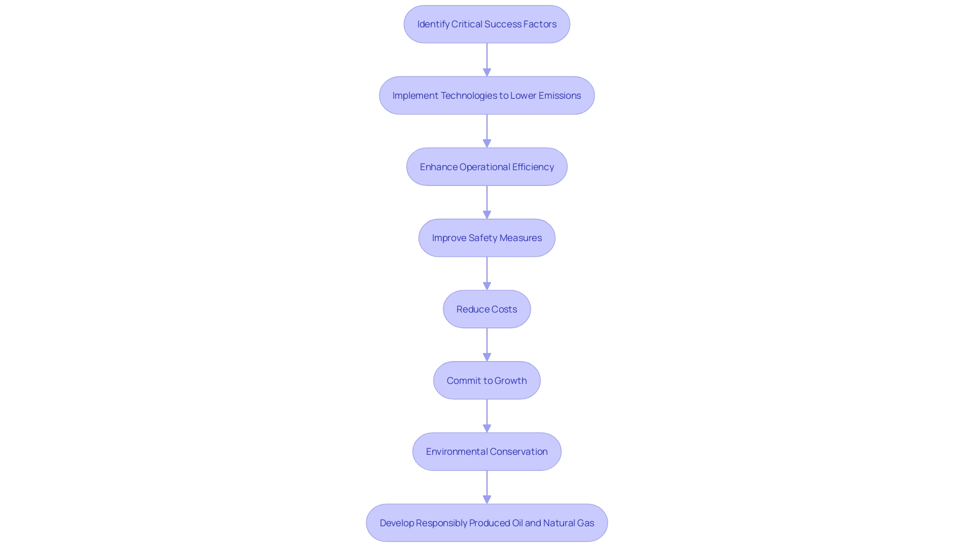 Flowchart: Success Path Method in the Oil and Gas Sector