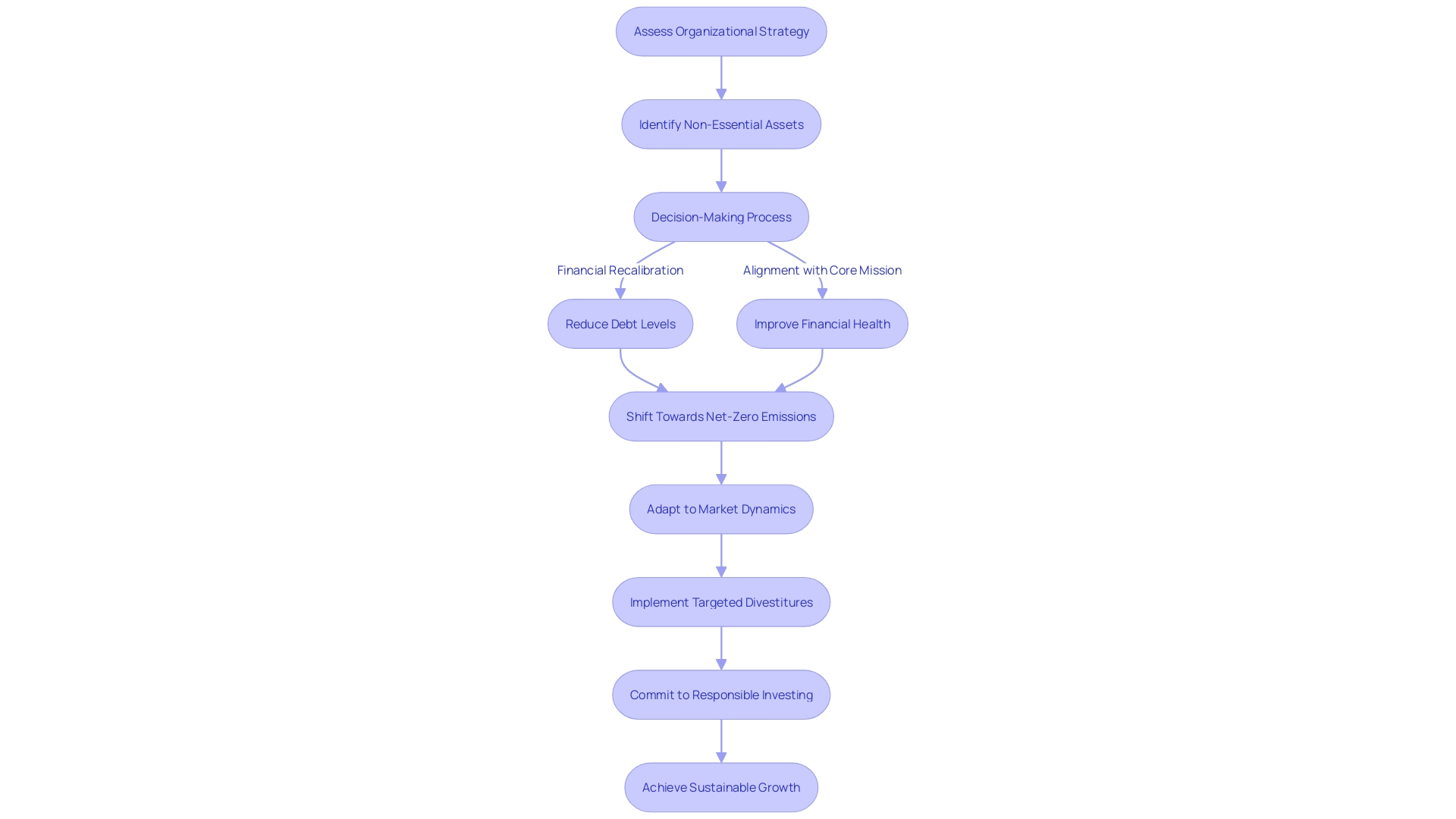 Process Flowchart: Divestment Strategy