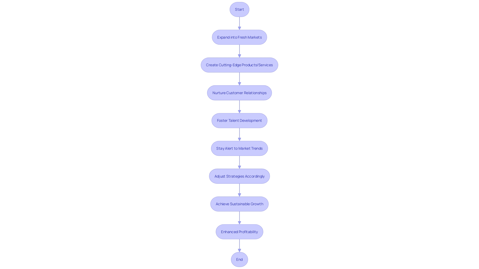 Process Flowchart: Path to Sustainable Growth