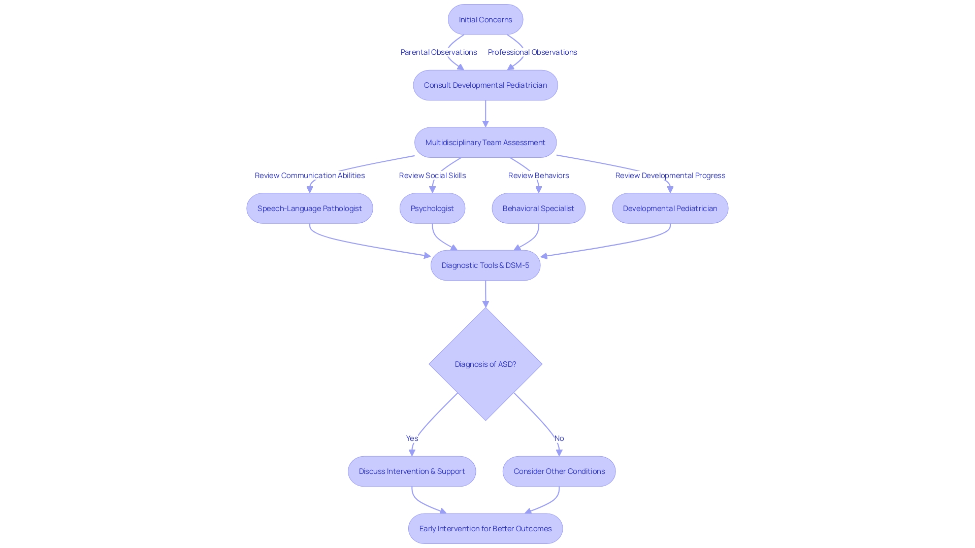 Process of Diagnosing Autism Spectrum Disorder (ASD)