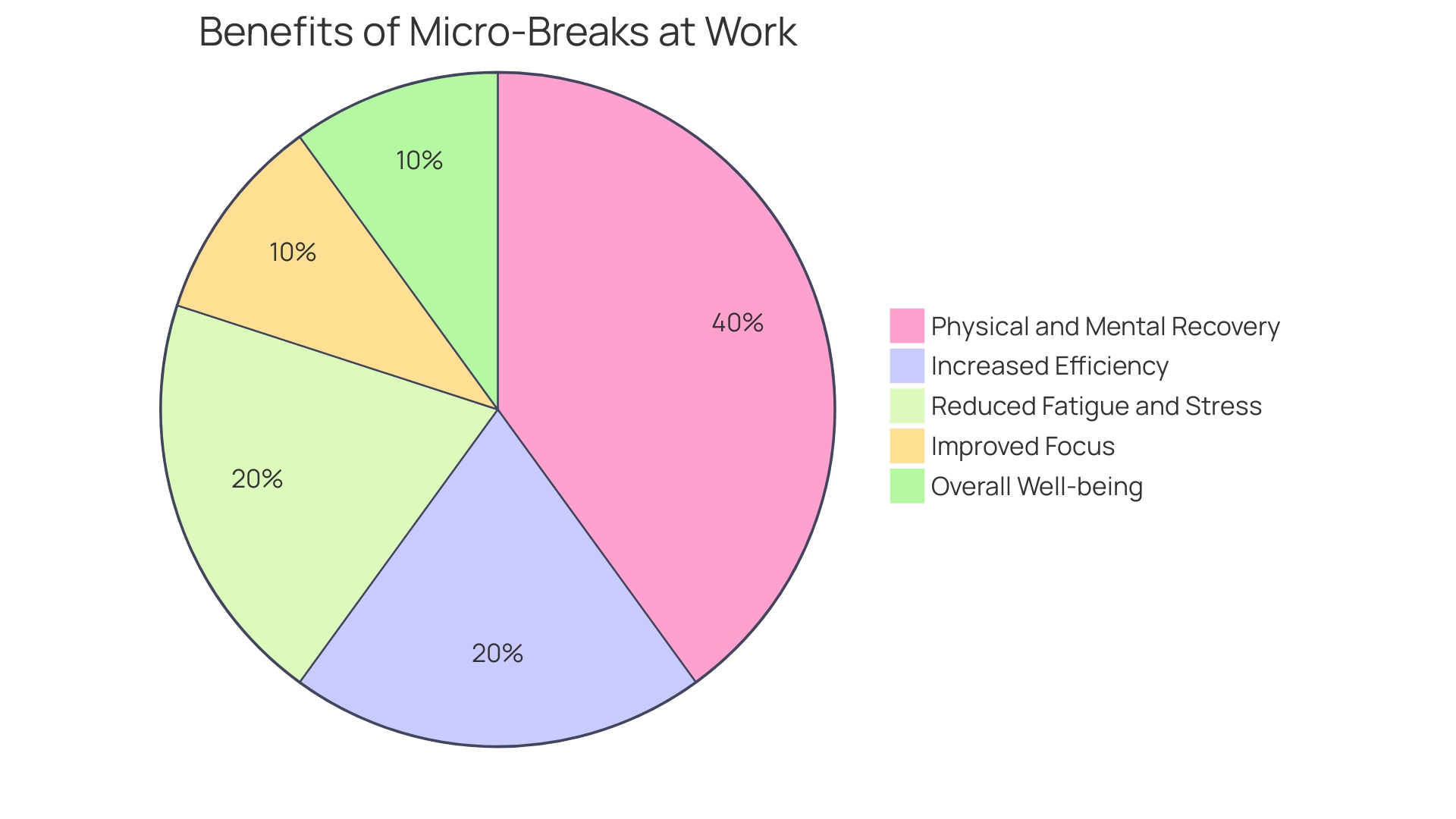 Proportion of Productivity Increase by Taking Regular Breaks