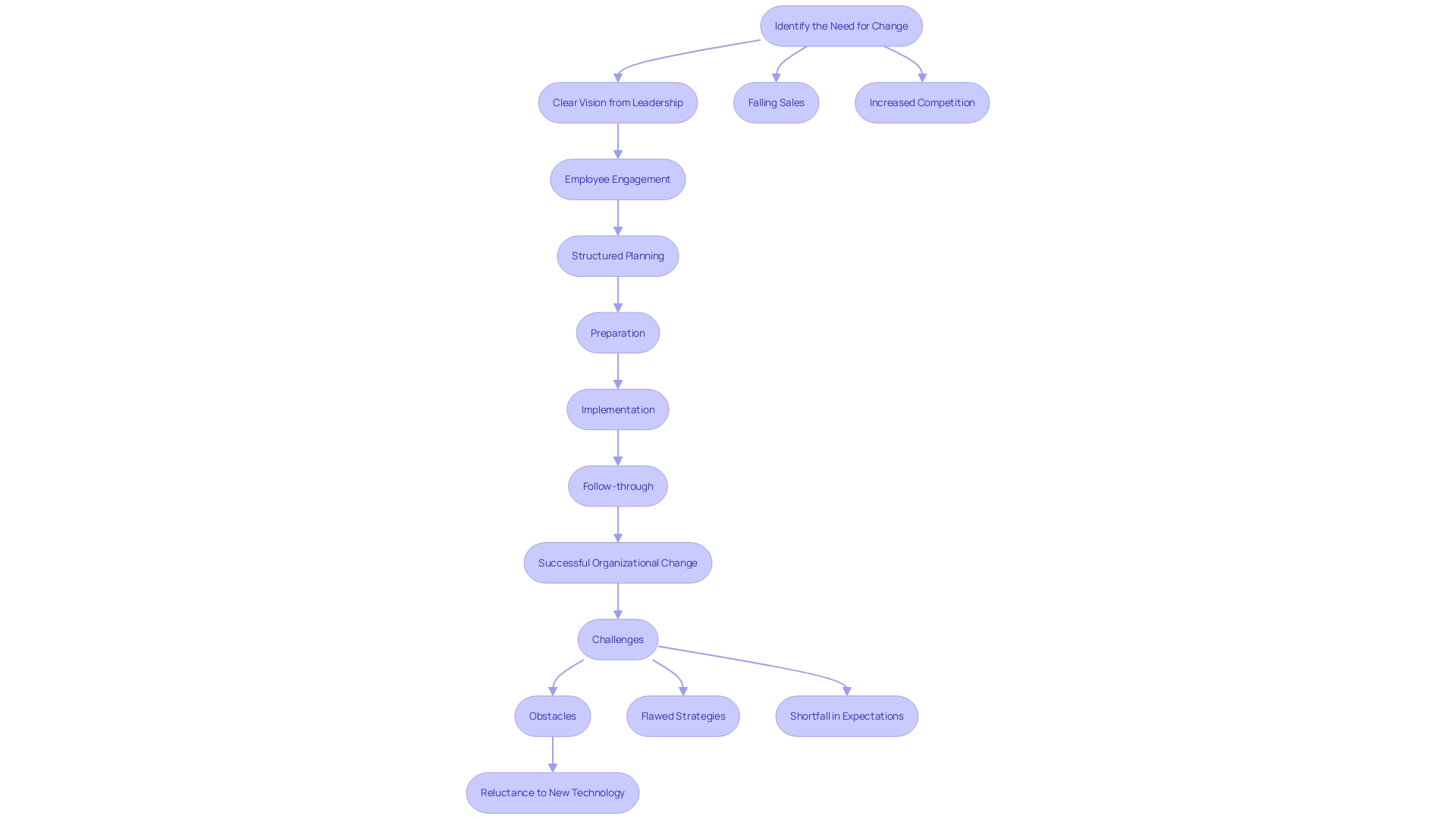 This flowchart illustrates the process of business reorganization, highlighting key steps and considerations involved in adapting to market changes.